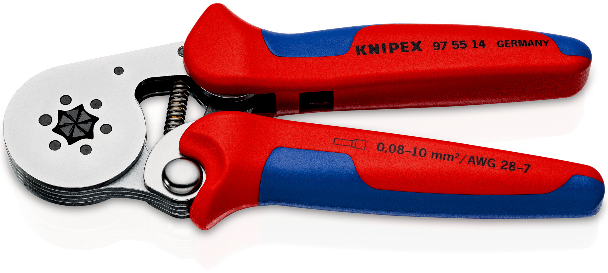 Pince pour embouts 0,06 a 10mm² chromee KNIPEX - 97 55 14