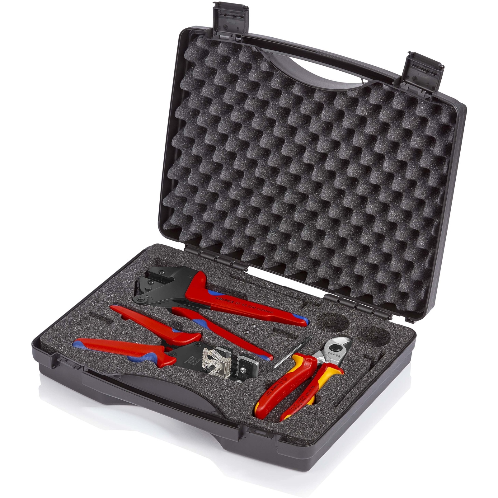 Mallette à outils pour le photovoltaïque dans un coffret avec plateau mousse KNIPEX - 979103