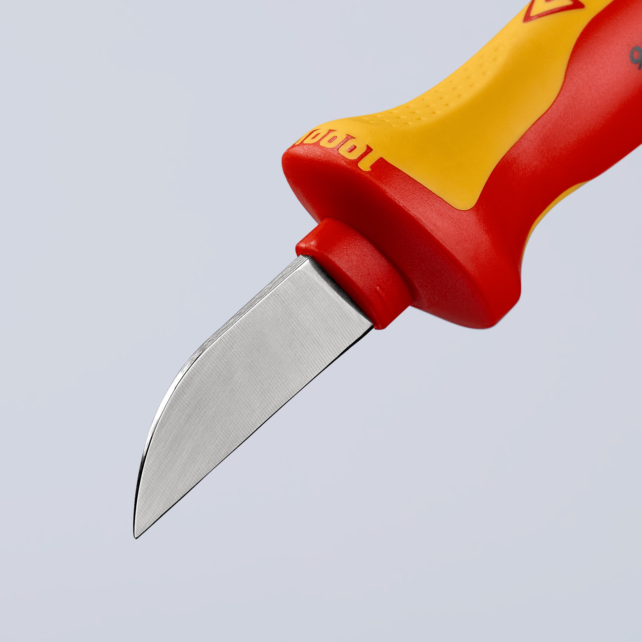 Couteau d'électricien pour câbles avec capuchon isolé KNIPEX - 9852