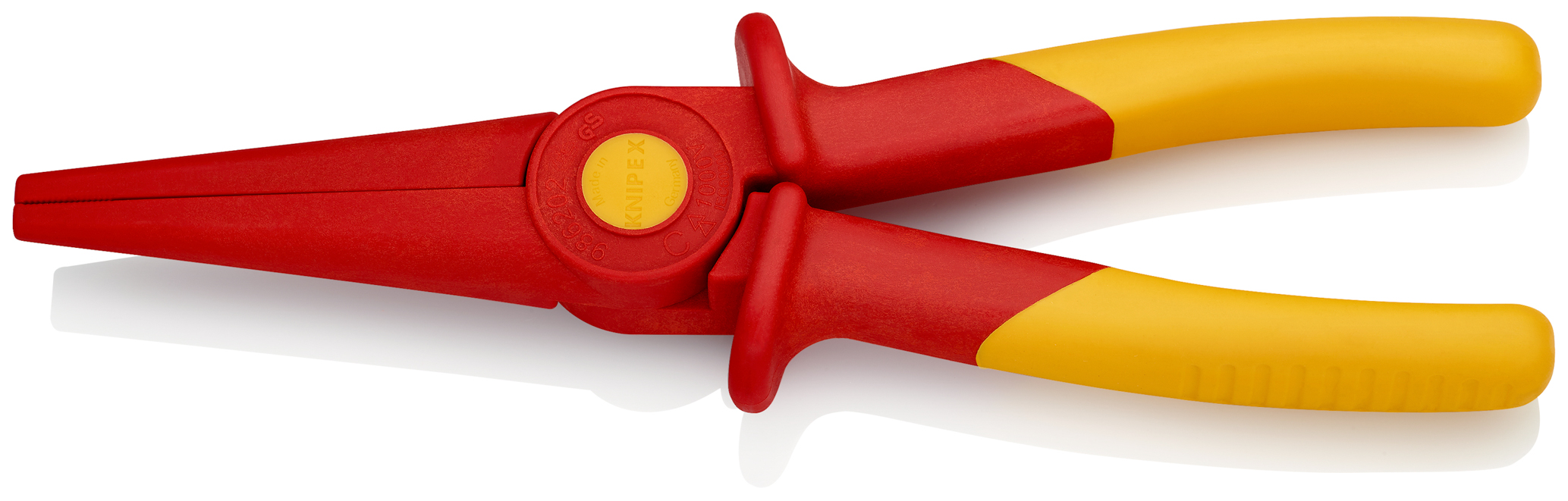 Pince demi-ronde en plastique isolante - 220 mm, 1000V - KNIPEX - 98 62 02