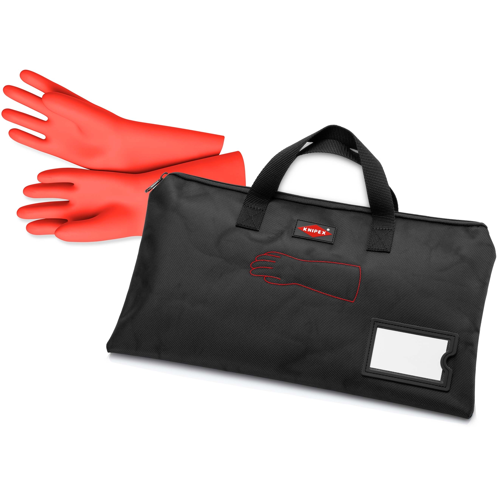Sac avec fermeture pour transport et stockage des gants isolés pour électriciens KNIPEX - 986500LE