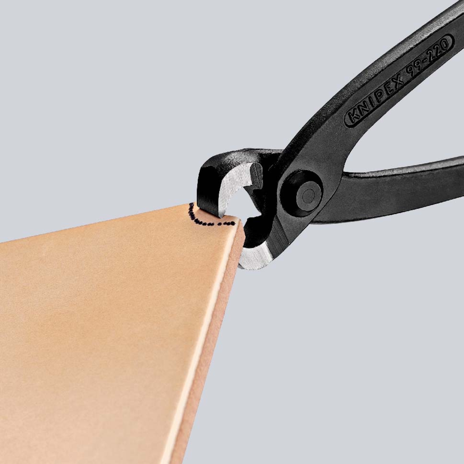 Tenaille russe 250mm noire - Ecartement réduit à 21mm entre les bras KNIPEX - 9900280S3