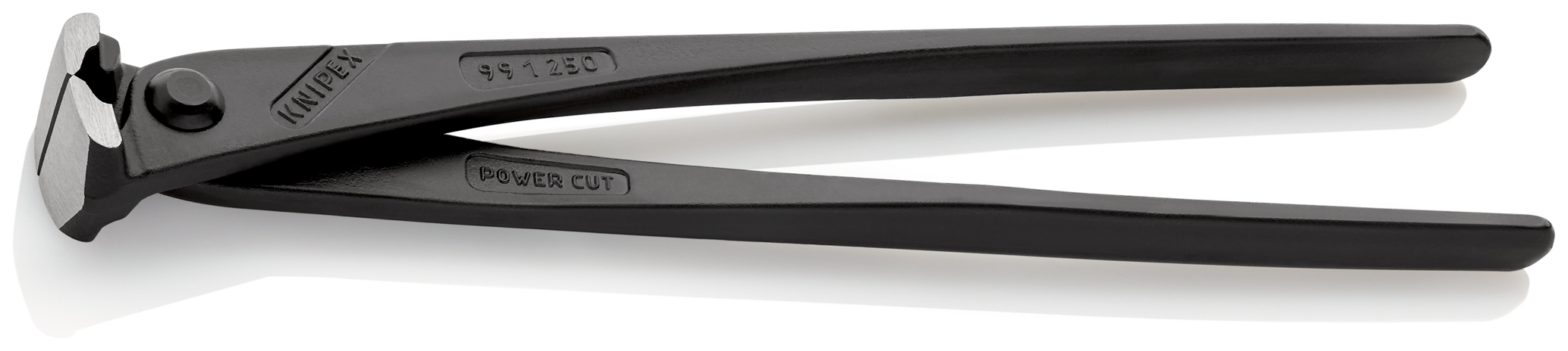 Tenaille russe 250mm démultipliée noire - Tête polie - Capacité 3,3mm KNIPEX - 9910250