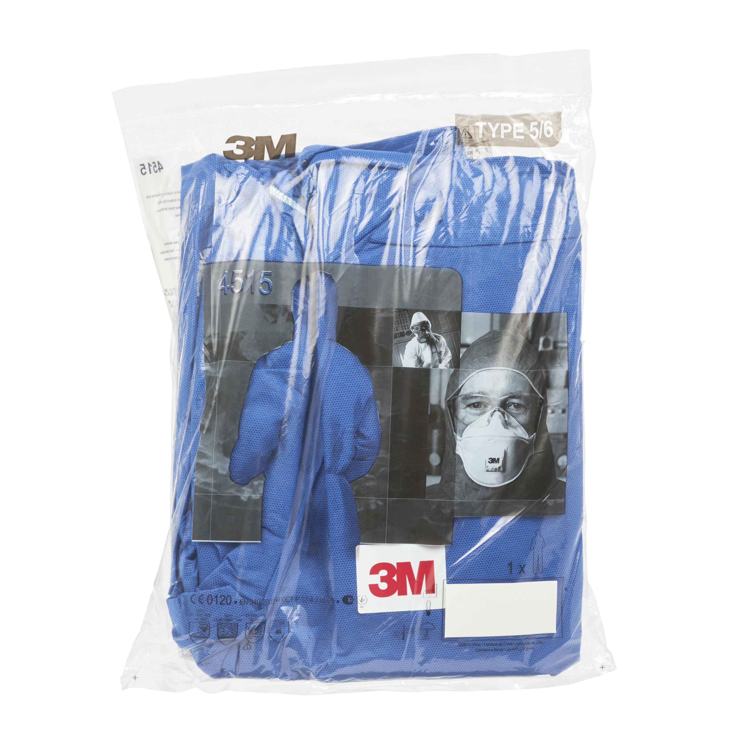 Combinaison de protection 4515 - SMS XXL Bleu - 3M - K45153B 00