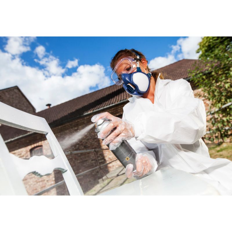 Combinaison laminé souple XXL 4540+ Blanc & Bleu - 3M - K454300 00