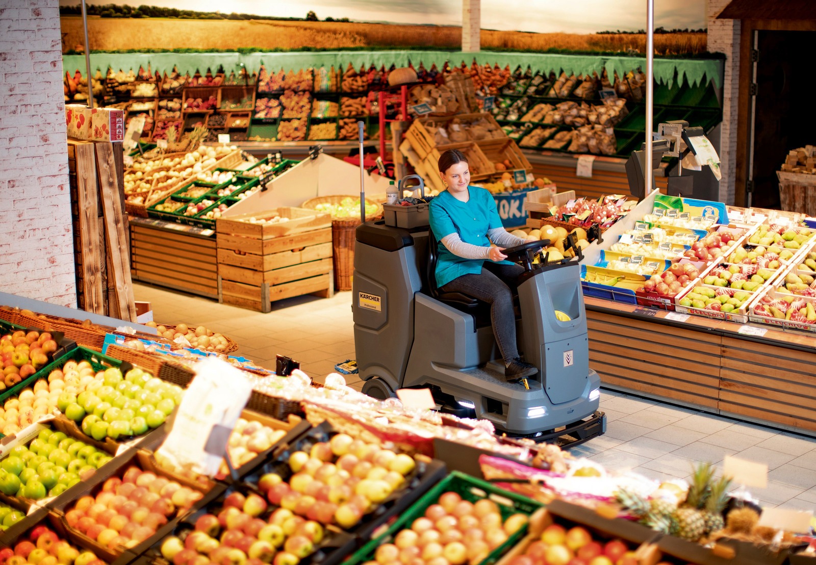 AUTOLAVEUSE AUTOPORTÉE B 110 R Bp Pack 160 Ah Li+Dose+SSD+D75 - KARCHER - 1.161-440.0