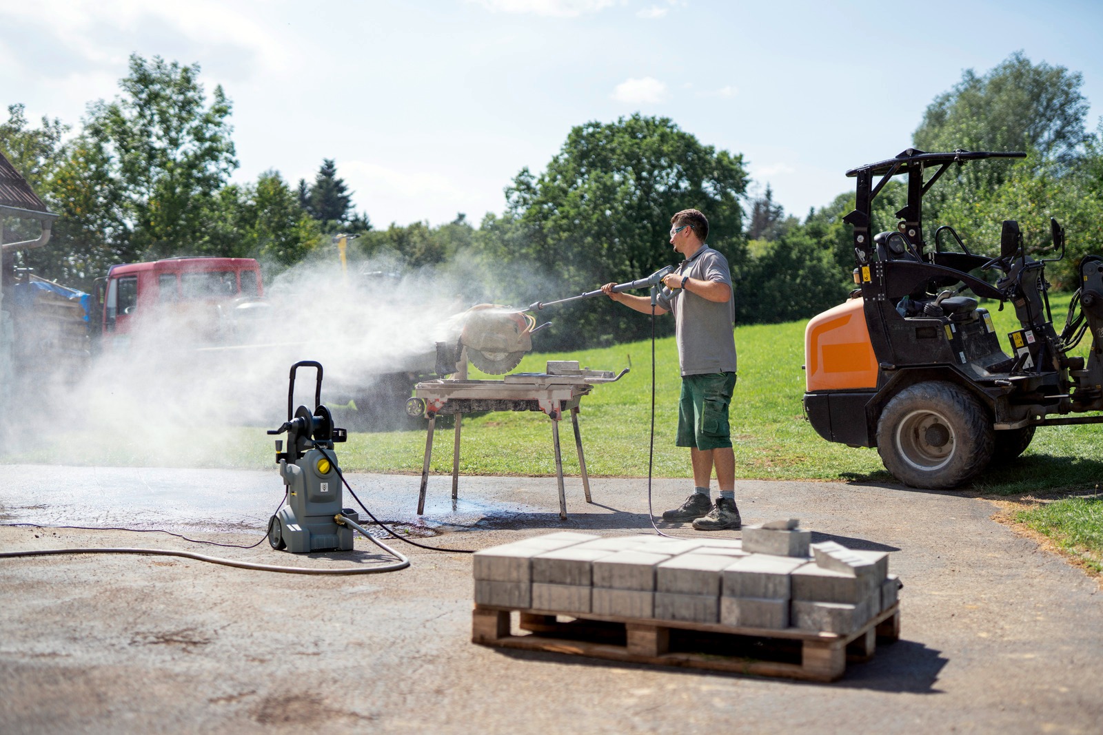 NETTOYEUR HAUTE PRESSION HD 5/13 Ex Plus Classic  - KARCHER - 1.520-811.0