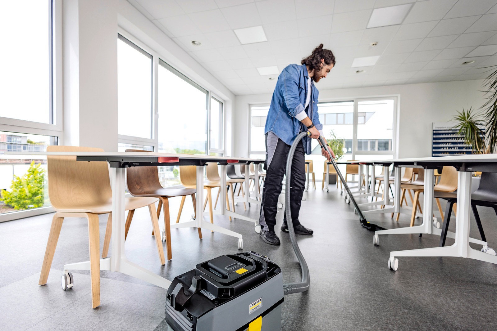 ASPIRATEUR POUSSIÈRE T 10/1 Bp HEPA  - KARCHER - 1.527-355.0