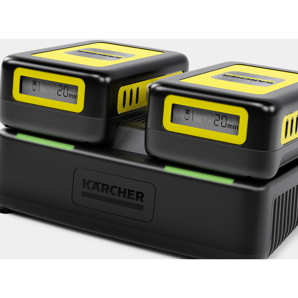 Chargeur rapide deux batteries 18V KÄRCHER - 2.445-028.0
