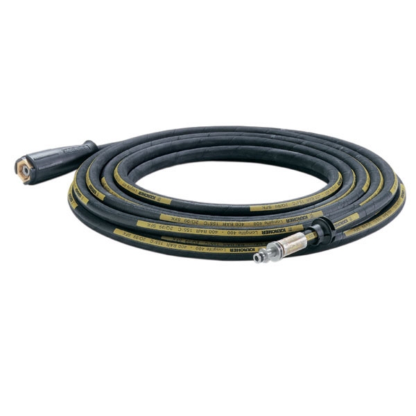 Flexible haute pression Longlife 10 m DN 6 400 bar 1xM22 x 1,5 / 1 x raccord AVS pour tambour enrouleur KARCHER 6.391-882.0