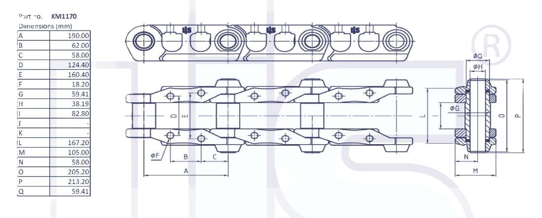 KIT MAILLON DE REPARATION - DCF - KM1170/RGL