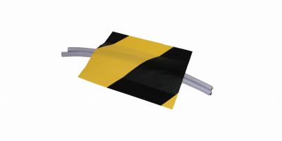 ADHESIF TOILE JAUNE/NOIR 50MMX25M 920-JN - LIMA - 0000920JN0050