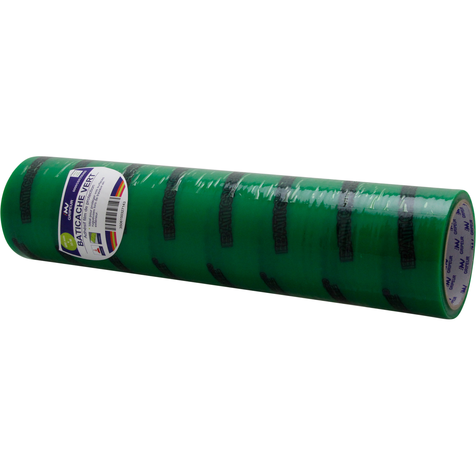 Adhésif Baticache GS035 film polyéthylène vert 60µ 400mm x 33m LIMA - 0000GS0350400