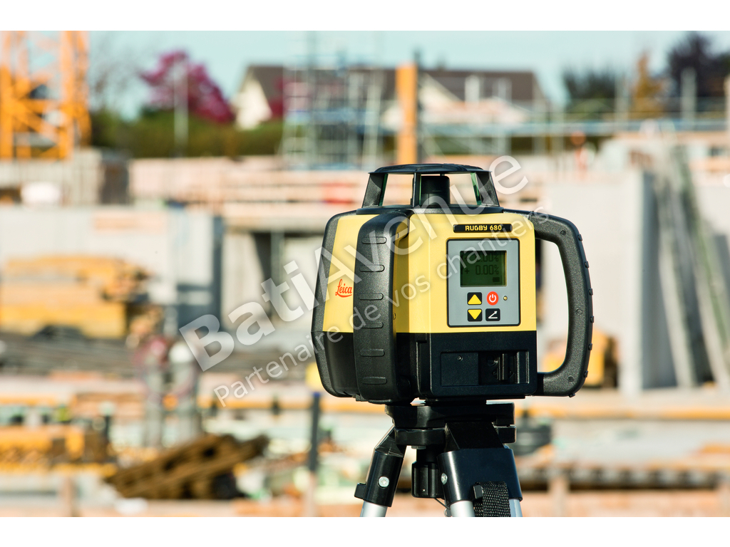 Laser rotatif Leica Rugby 410DG avec Rod-Eye 140 Classic 6003520
