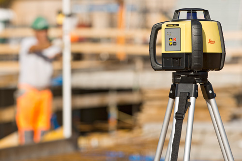 LASER LEICA RUGBY 620 COFFRET BATTERIE LI-ION ET CELLULE DE RÉCEPTION ROD EYE 160 6005986