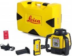 LEICA LASER Rugby 640 à batterie avec coffret et cellule de réception Rod Eye 160 6006000