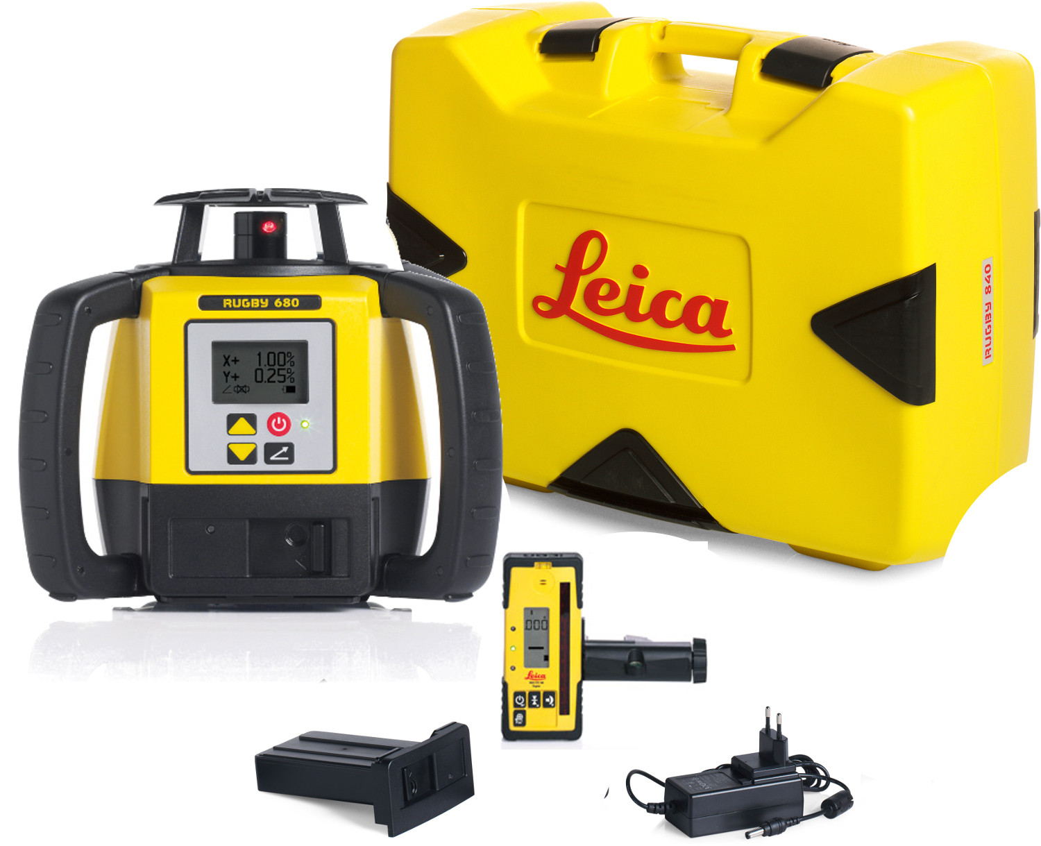 Laser double pente LEICA Rugby 680 coffret rod eye 160 6006010