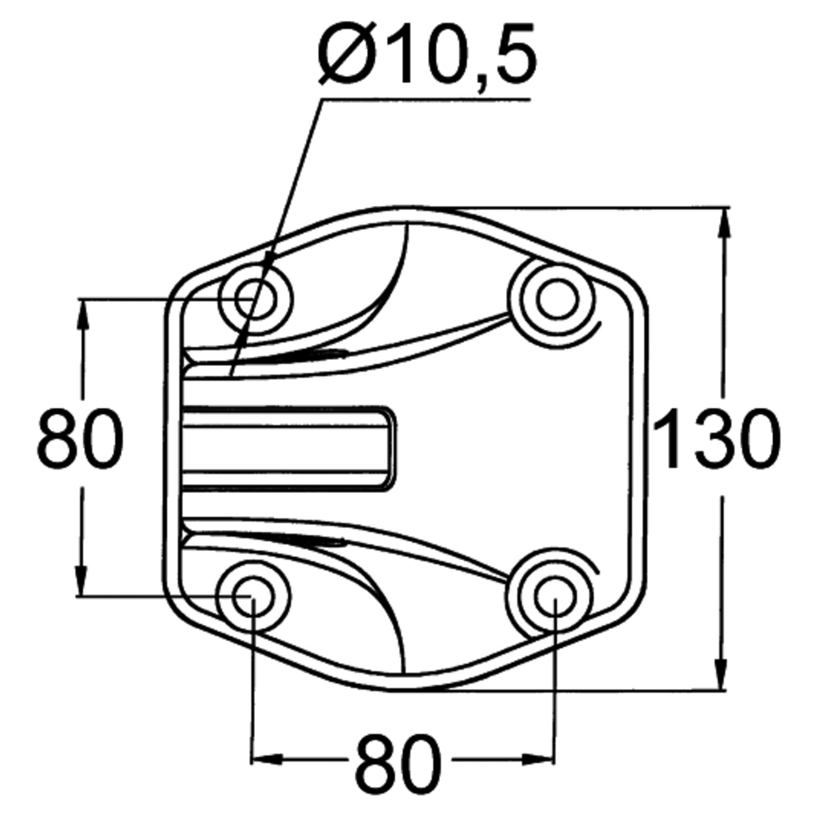 Ancrage d'extrémité alu LEVAC 3600A10