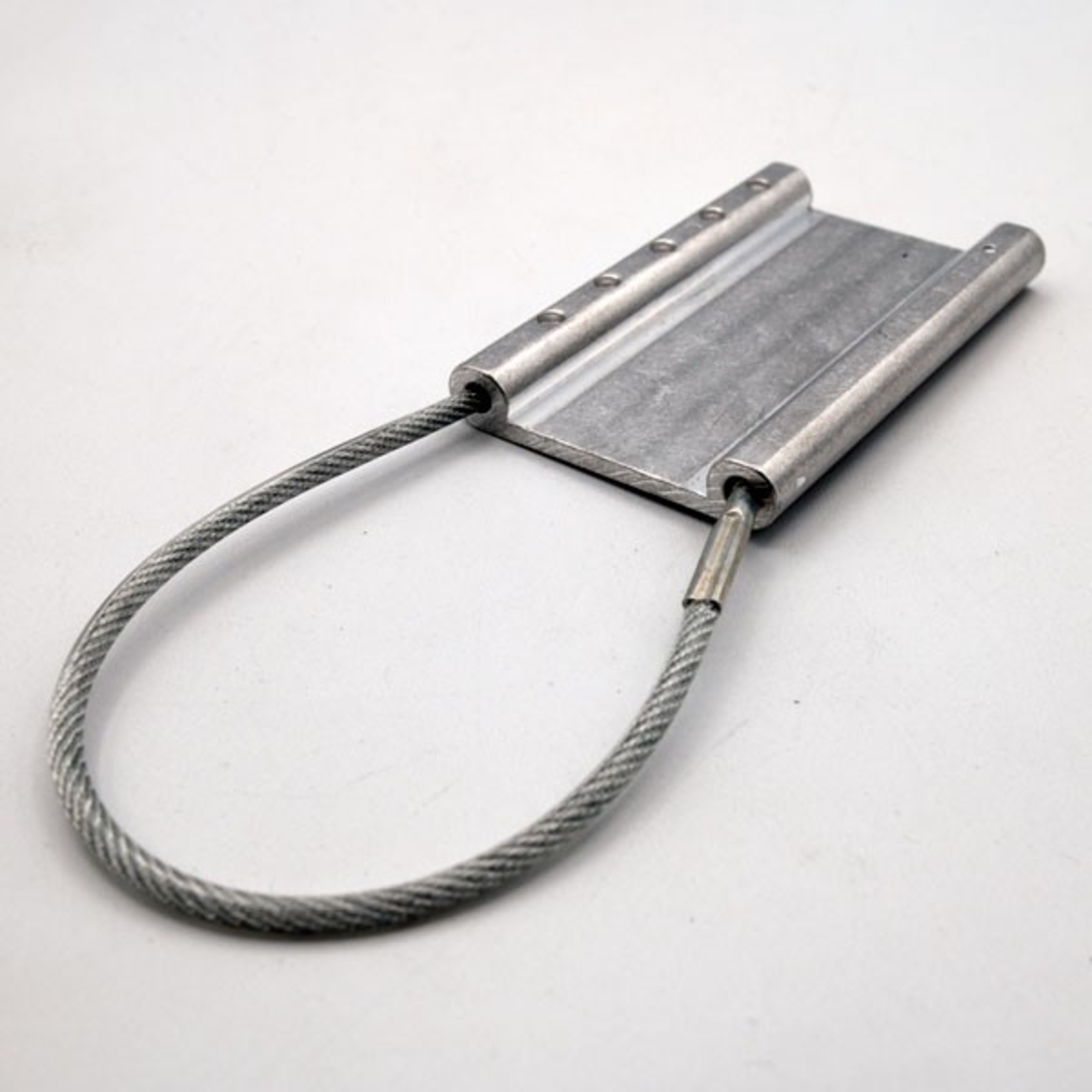 Plaque de marquage alu avec câble gainé 2/3,5 mm LEVAC 4300-24