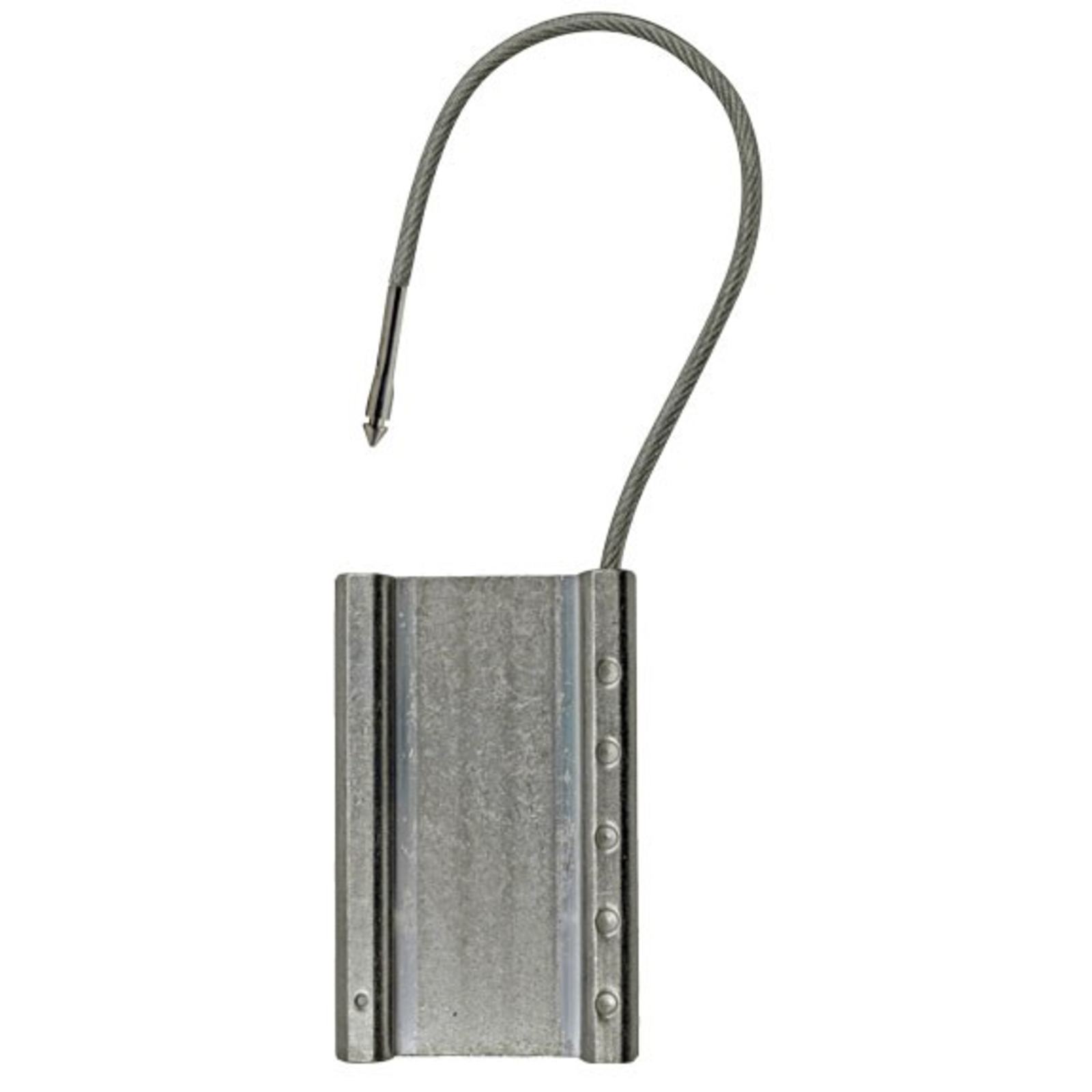 Plaque de marquage alu avec câble gainé 2/3,5 mm LEVAC 4300-24