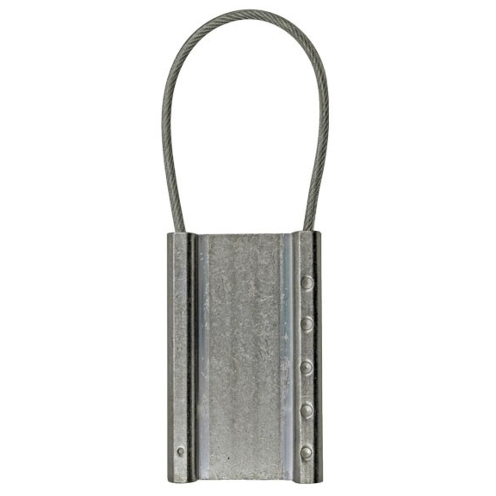 Plaque de marquage alu avec câble gainé 2/3,5 mm LEVAC 4300-24