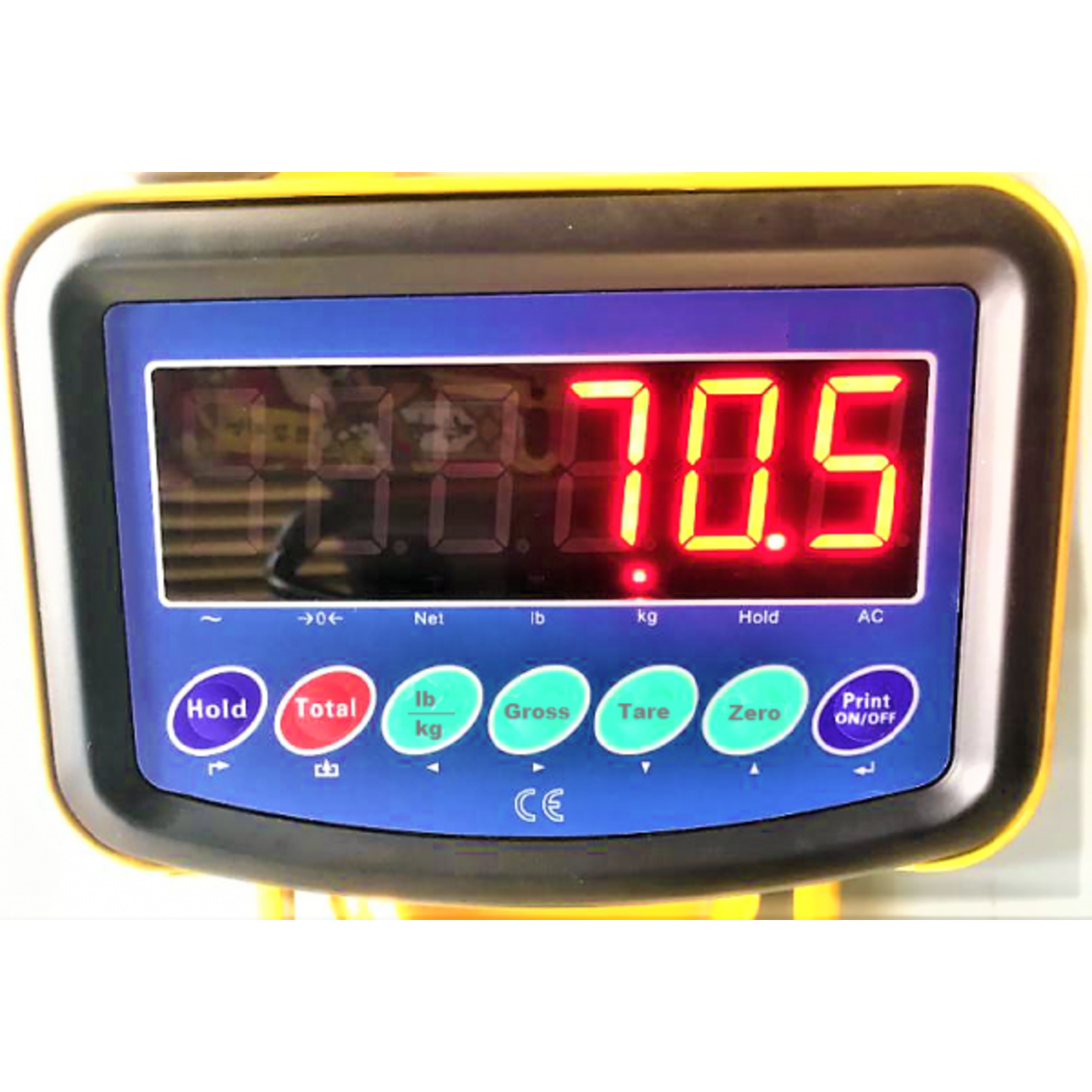 Transpalette peseur manuel CMU 2,5 tonnes fourche 115 cm LEVAC 6140P-2