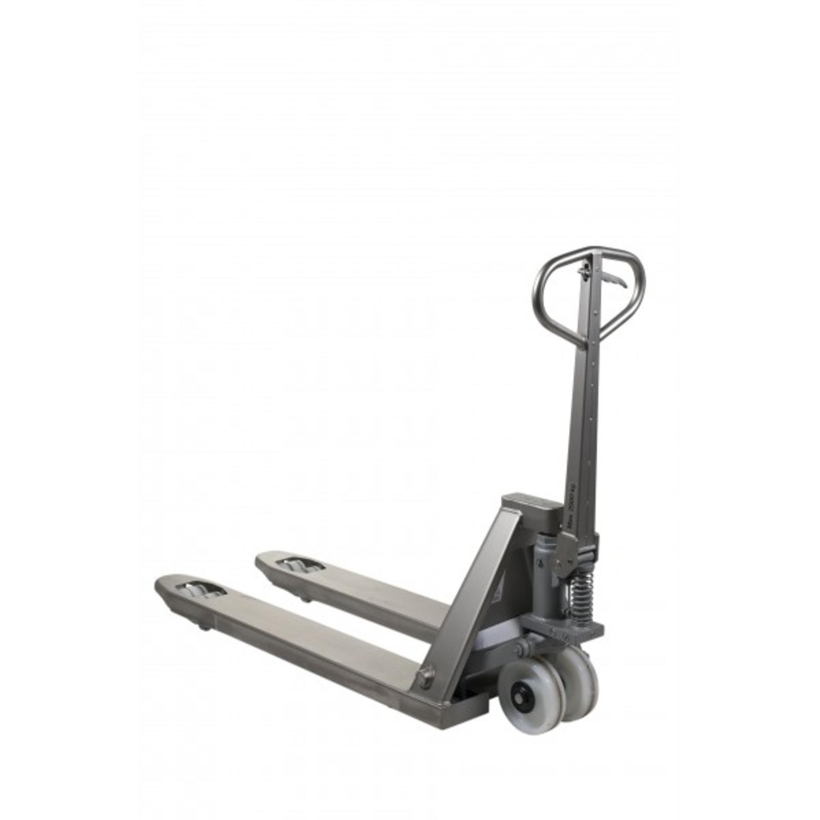 Transpalette manuel inox cmu 2000 kg fourches 1130x520 mm LEVAC 6140S