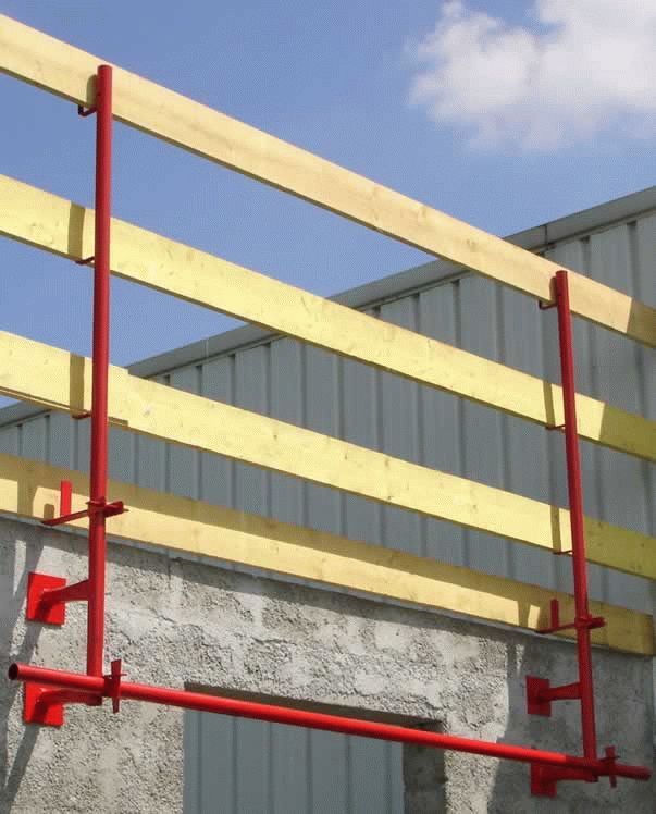 Montant de départ à planches de 2m peint  -27000201