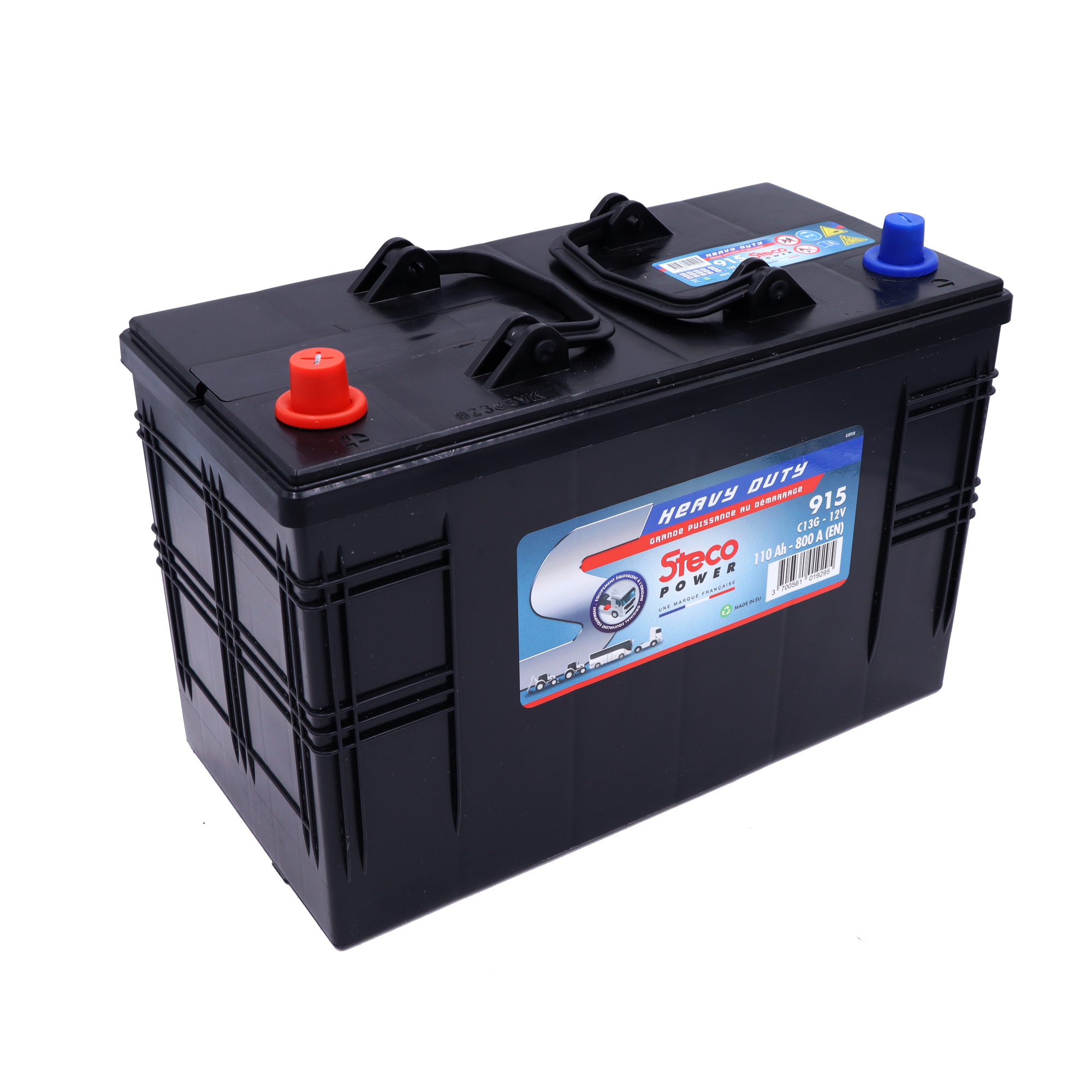 Batterie 12V 120Ah 900A 345x173x233 mm heavy duty stecopower - 915