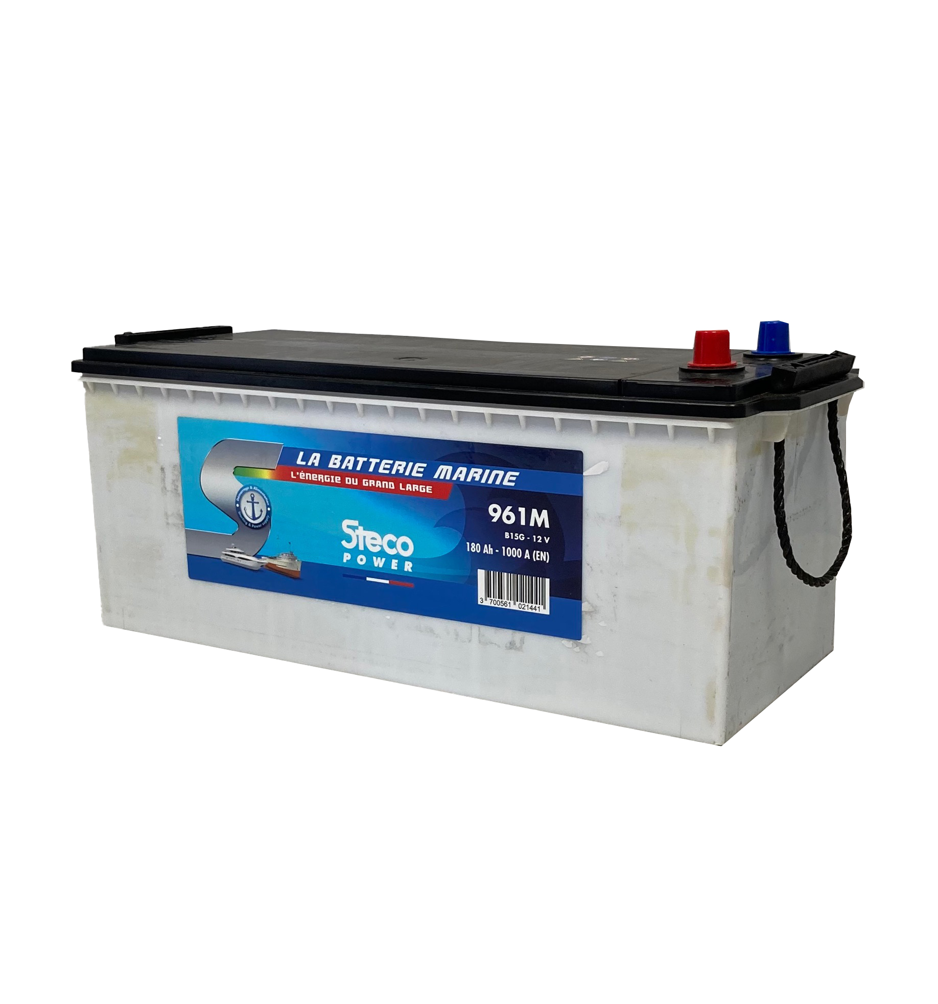Batterie marine 12V 180Ah 1000A 512x223x220 stecopower - 961m