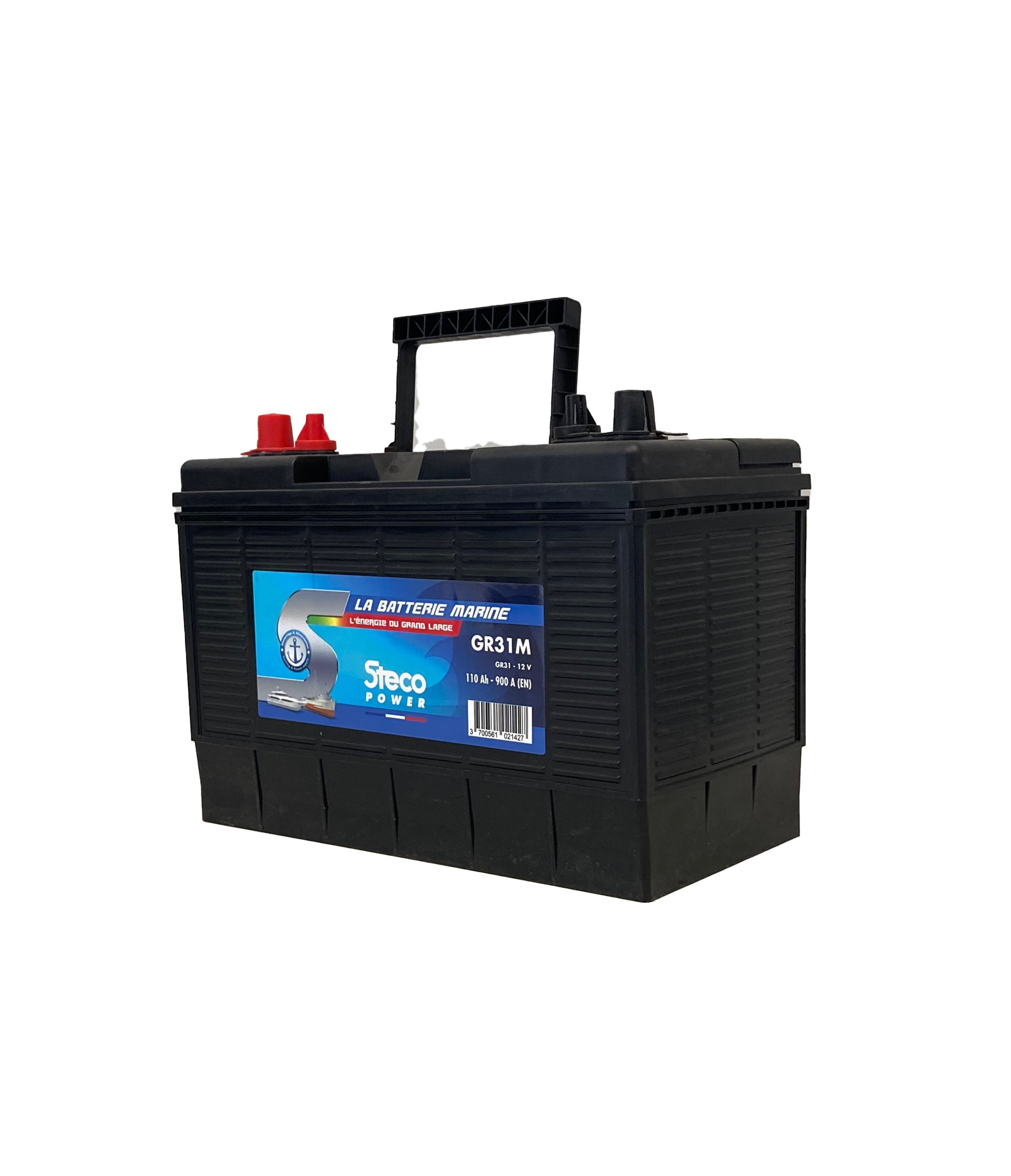 Batterie 12V 110Ah 900A 330x172x240 Gamme STECO MARINE STECOPOWER - L031GR31M