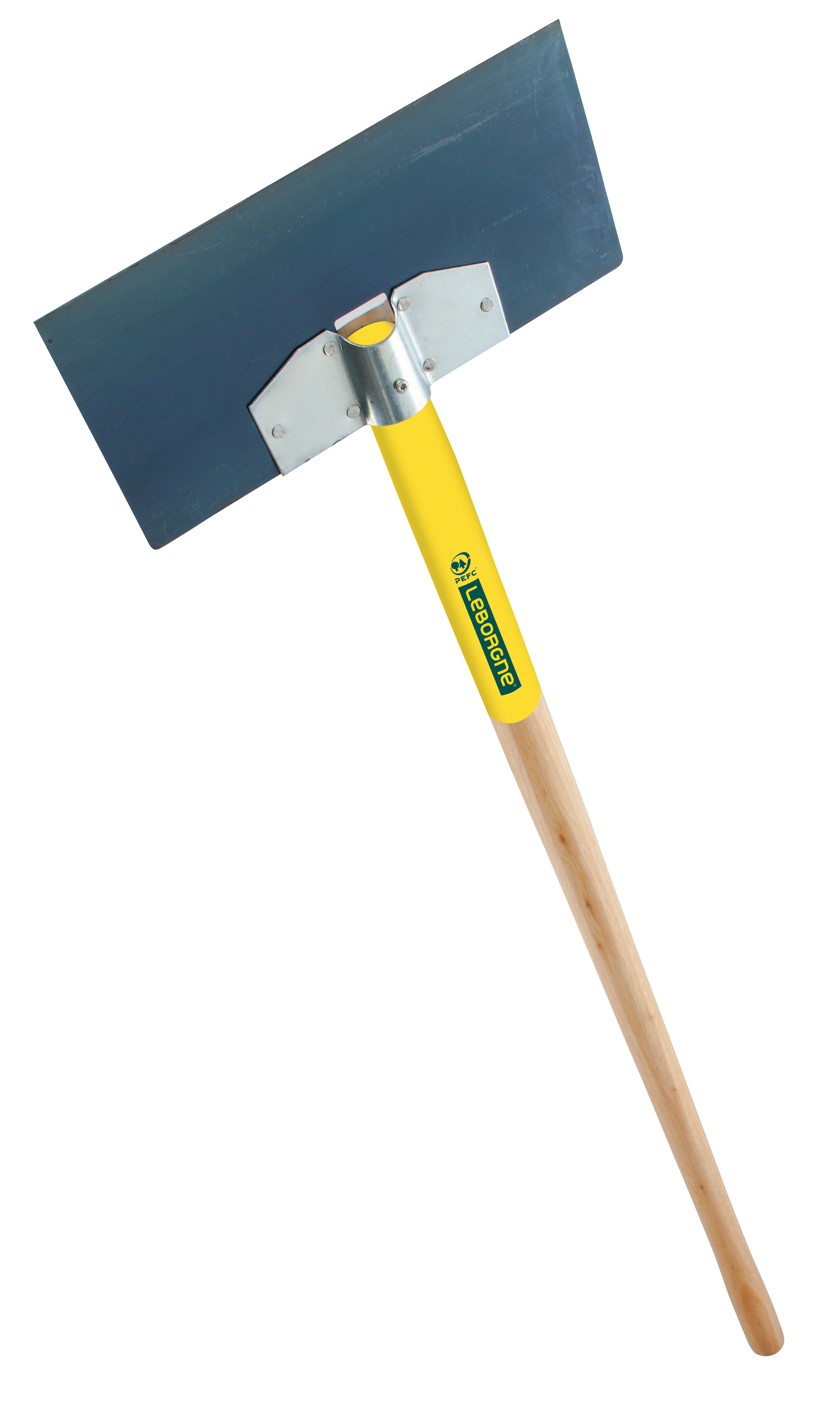 GRATTOIR DE COFFRAGE LEBORGNE (30CM) DOUILLE INTÉGRÉE MANCHE EN BOIS CERTIFIÉ PEFC 100% (110 CM) - 142322