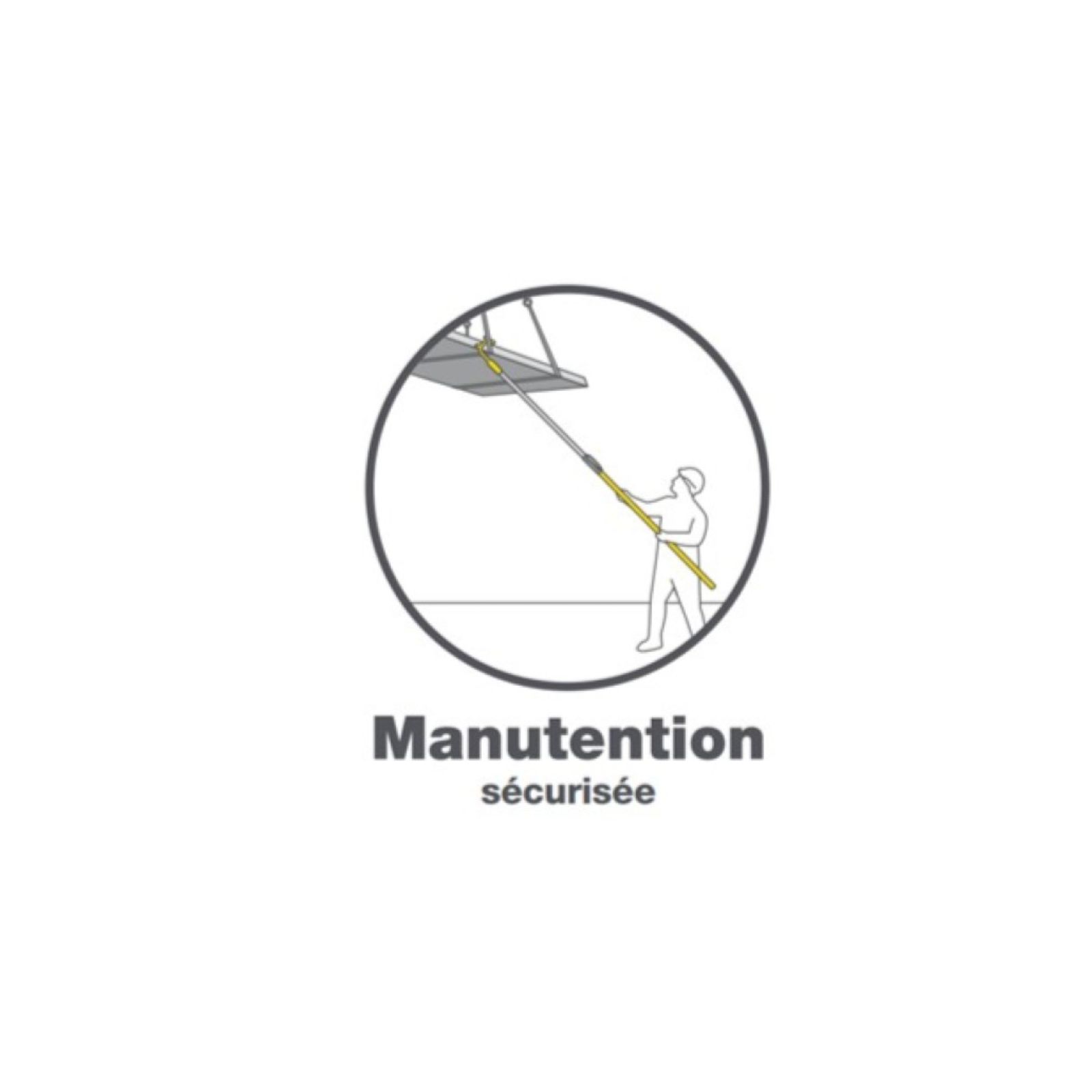 Gaffe manche télescopique 1,3>2,1m nanovib LEBORGNE - 147019