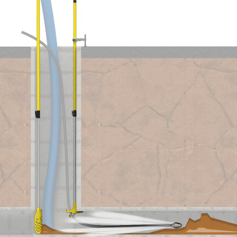 Lot Manche télescopique 2-3.5m + 3 têtes de Pelle filtrante 15-22-45cm NANOVIB - LEBORGNE - 149009