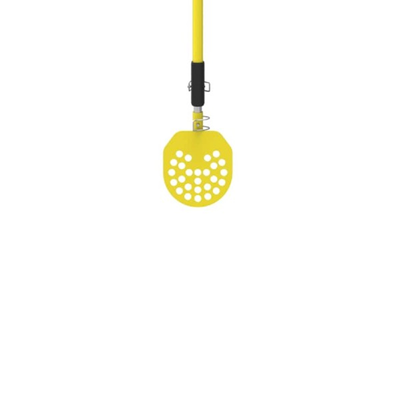 Lot manche télescopique 2 - 3,5m + 3 têtes de pelle filtrante 15 - 22 - 45cm Nanovib - LEBORGNE - 149009