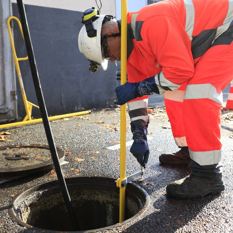 Guide anti-retour pour flexible manche télescopique 2-3,50m NANOVIB - LEBORGNE - 149129