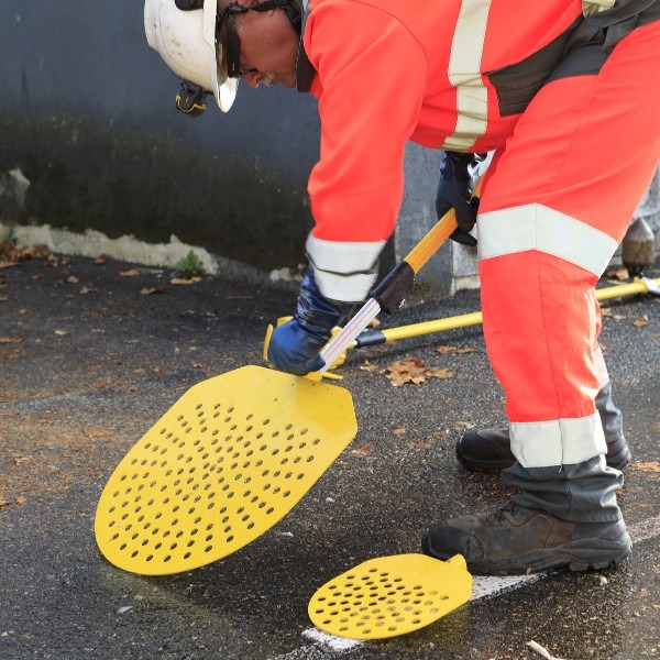 Pelle filtrante d'hydrocurage manche télescopique nanovib Ø22cm (2-3,50 m) - LEBORGNE - 149229