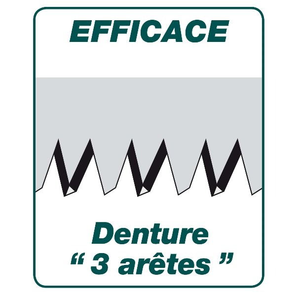 Scie arboricole 35 cm manche bi-matière duopro + fourreau - LEBORGNE - 290345