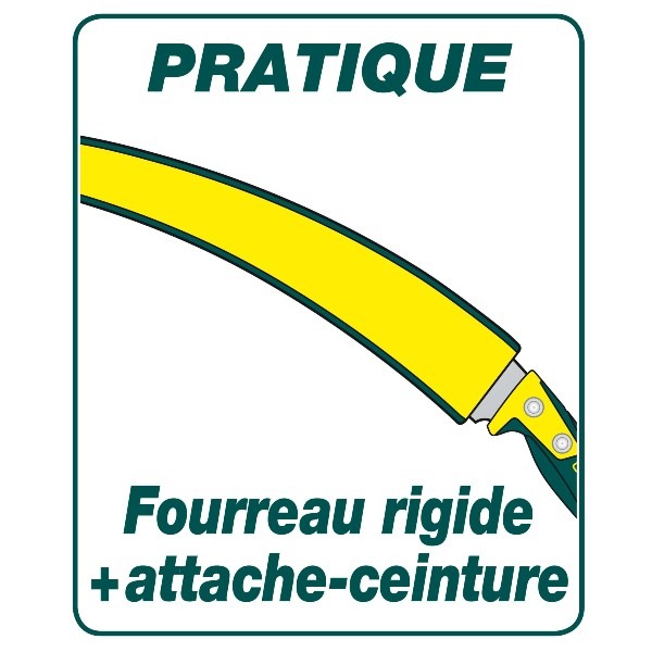 Scie arboricole 35 cm manche bi-matière duopro + fourreau - LEBORGNE - 290345