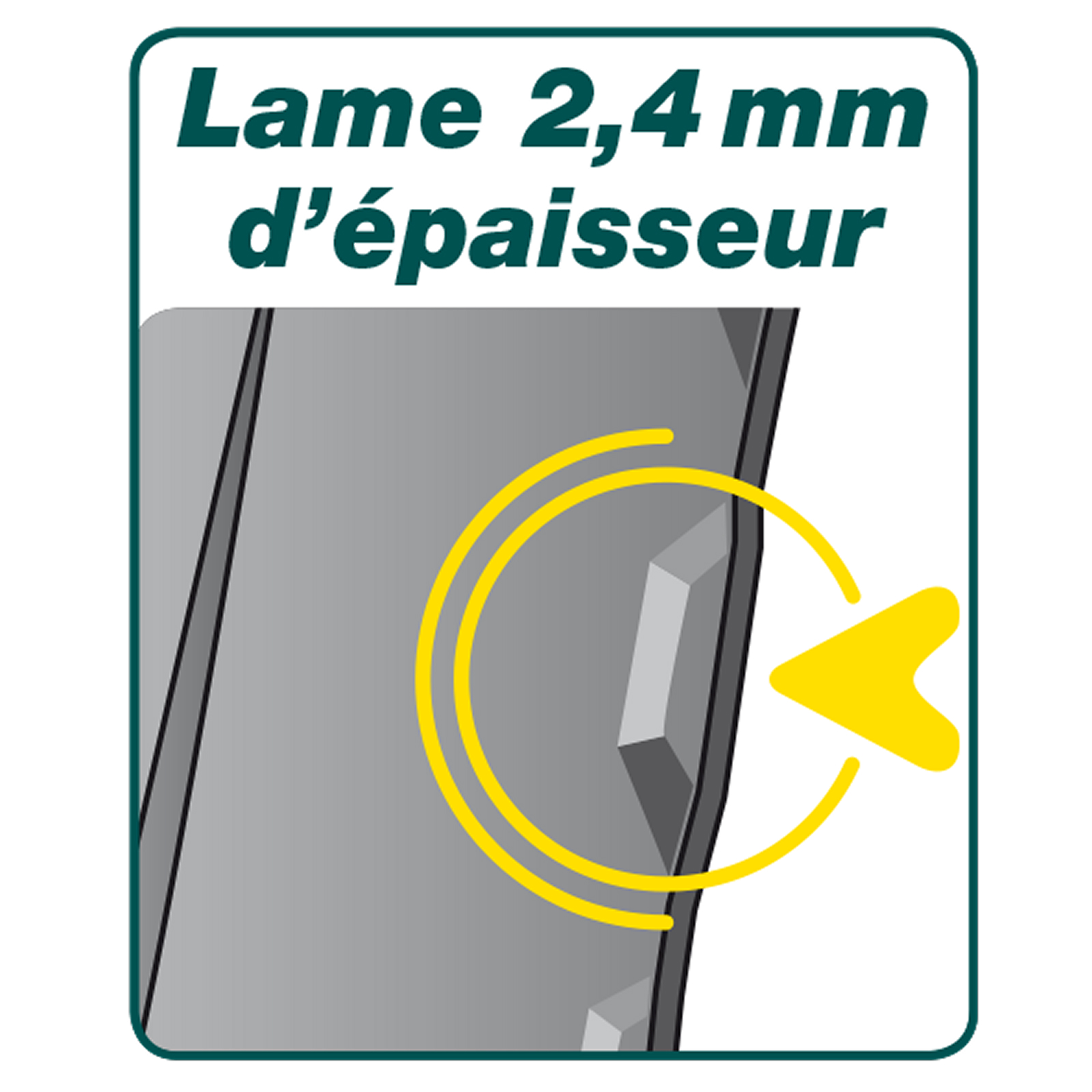 Louchet nord Duopro - 28 cm manche métal béquille LEBORGNE - 319288