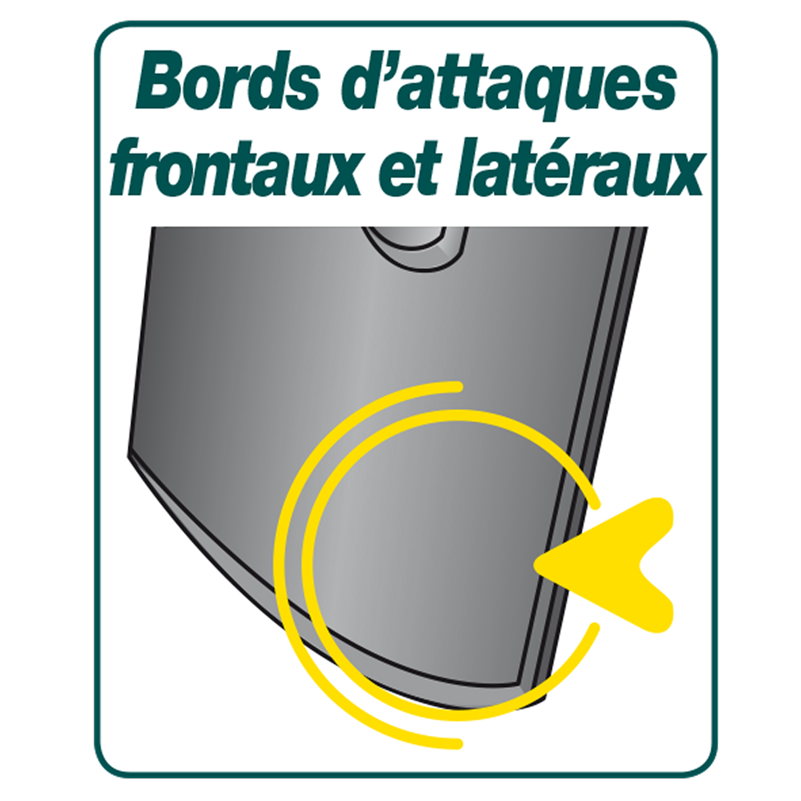 Louchet nord Duopro - 28 cm manche métal béquille LEBORGNE - 319288