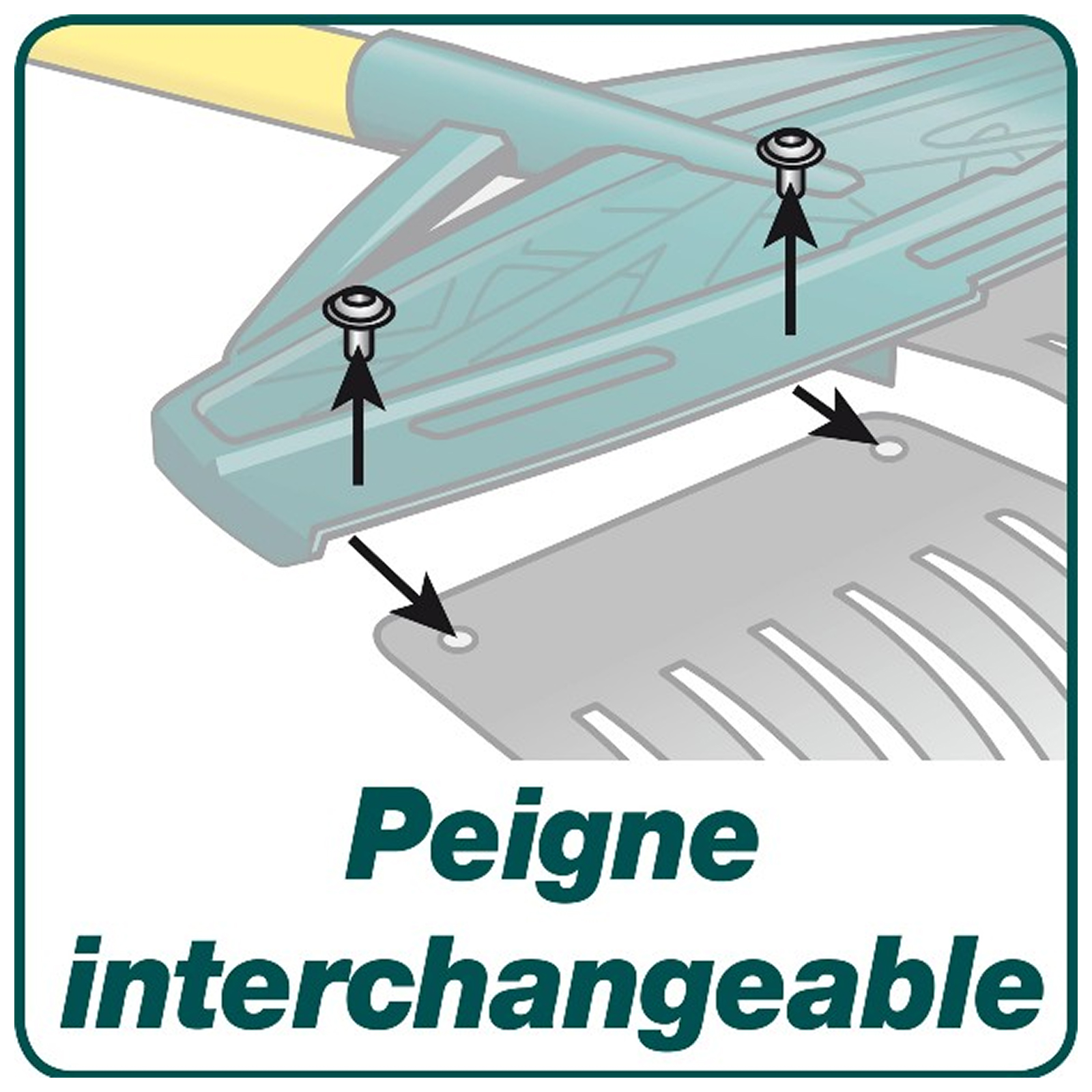 Peigne de rechange 17cm pour balais XR LEBORGNE - 367170