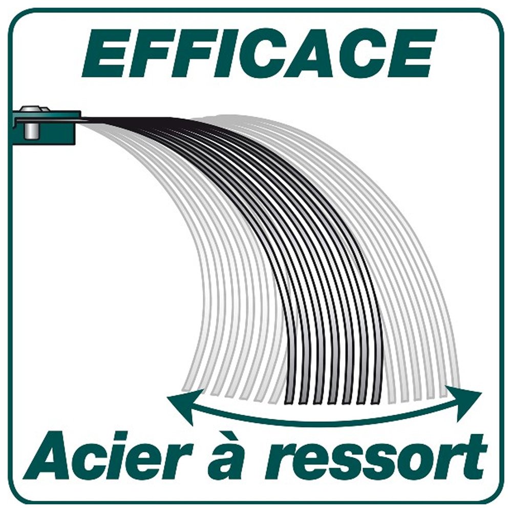 Balai à haies 7 dents xr1 Duopro 17 cm LEBORGNE - 367171