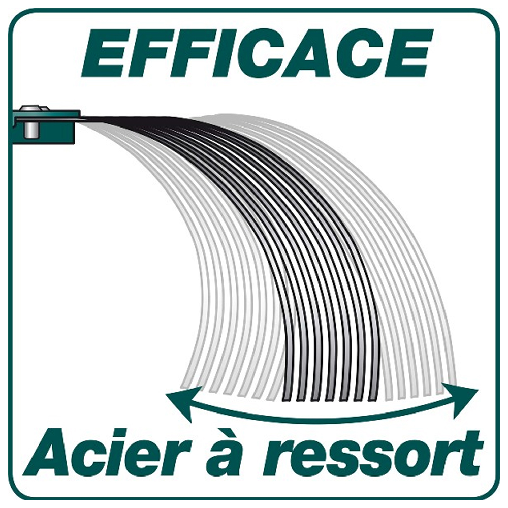 Balai paysagiste 21 dents XR3 Duopro 55 cm LEBORGNE - 367551