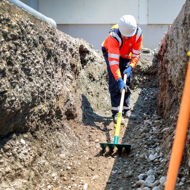 Râtissoire 4 dents + réglette batipro sans manche LEBORGNE - 439000