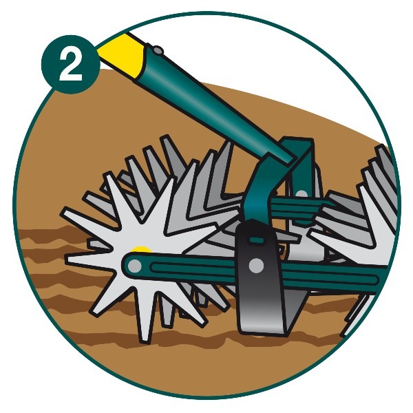 Grattoir oscillant double émietteur naturOvert SANS MANCHE - LEBORGNE - 467110
