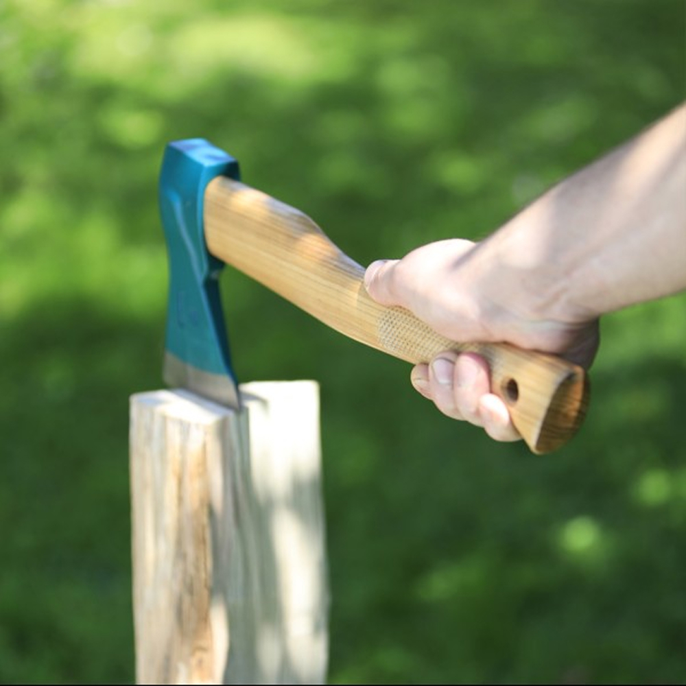 Manche de rechange en bois galbé certifié FSC 100% pour hachette 40 cm LEBORGNE - 512400