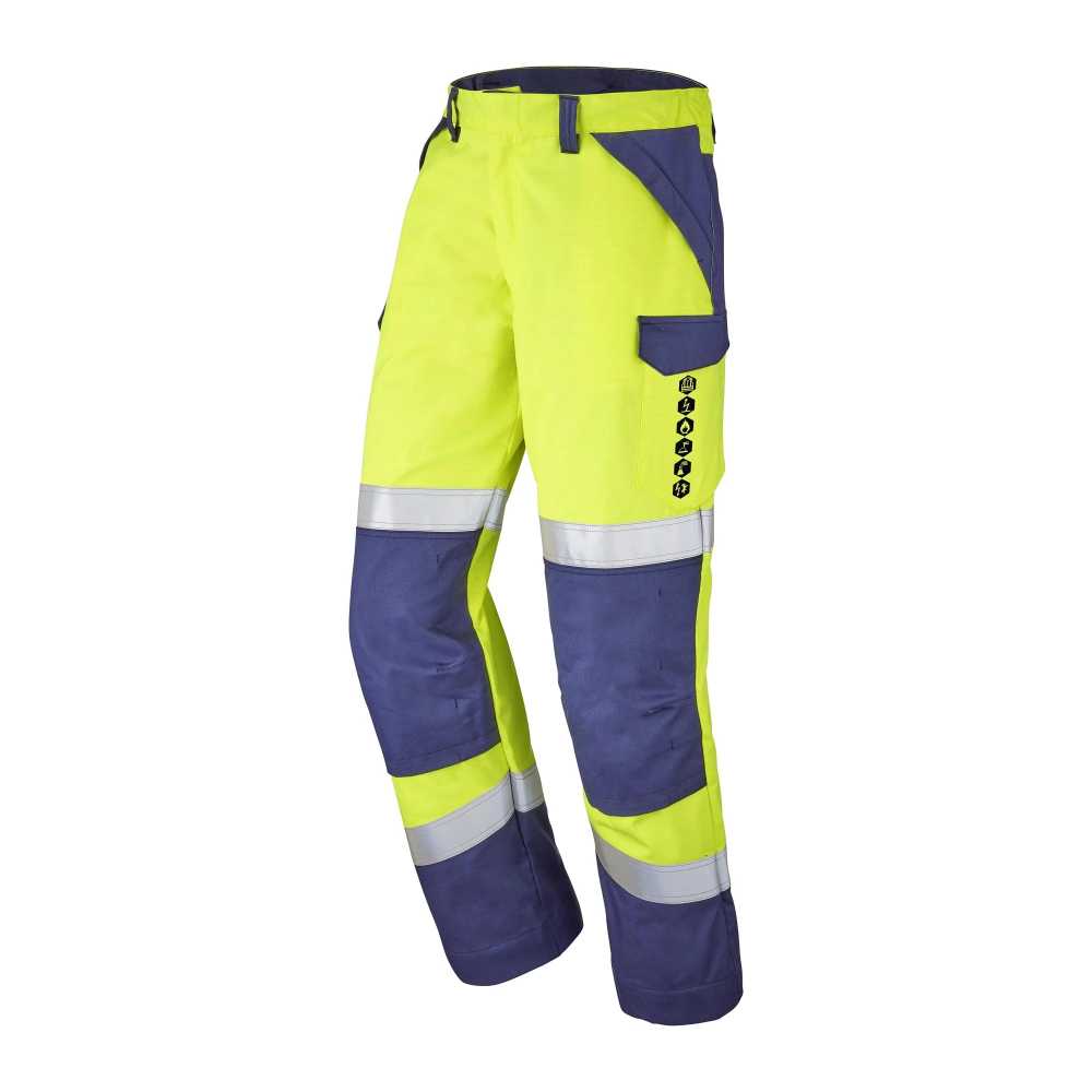 PANTALON ATEX HV 320 XP BAYO JAUNE FLUO/MARINE MULTIRISQUES CEPOVETT - 22-9B72-3004-701