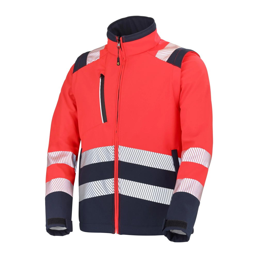 Veste Softshell TATRAS XP Rouge Fluo/Bleu marine taille L - CEPOVETT - 22-9S20-3042-6702-L