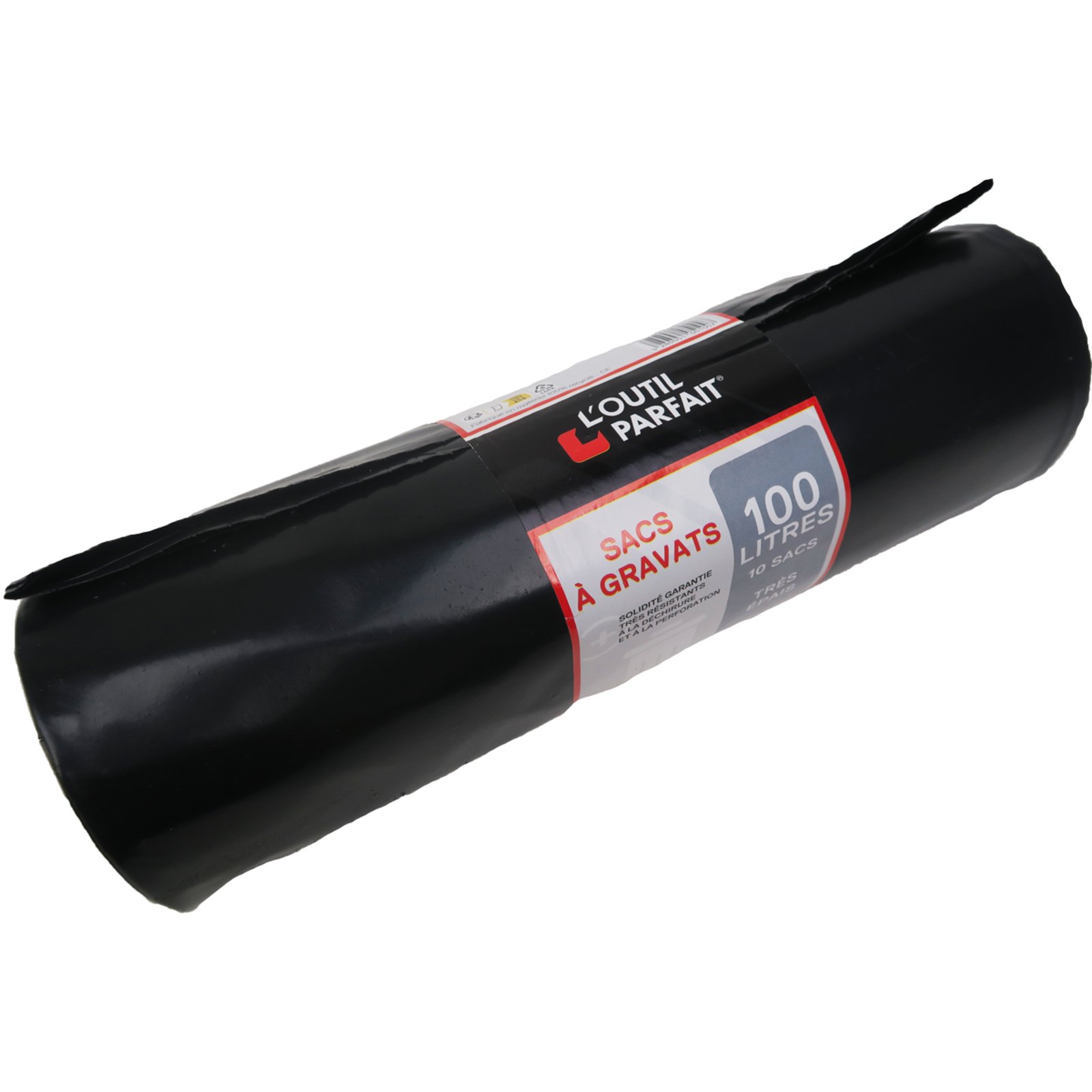 Sacs à gravats 100L Épaisseur 130 Microns L'OUTIL PARFAIT - 1051000